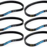 Haokixin 6-Pack Drive Belt for Scooters Mopeds Go-Karts-0