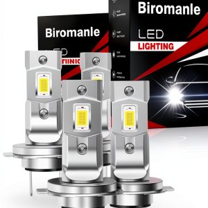Biromanle High Beam + Low Beam H7+H7 26000 Lumen White-0
